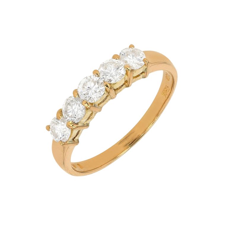 Alliance diamants 0.80 carat or jaune 2.93g Comme neuf -  reconditionné disponible sur Gemme Les Bijoux
